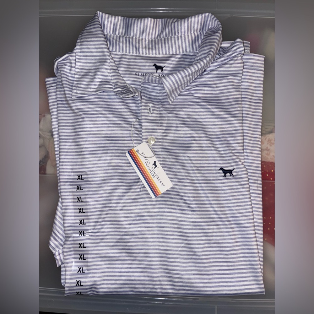 Men’s XL Simply Southern Polos Lot of 5 - Picture 6 of 6